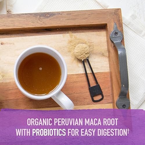 Miniatura 4 de Garden of Life mykind Organics Fair Trade Organic Gelatinized Maca Root Energy Boost 7.93 oz (225 g) en polvo con probióticos, certificados