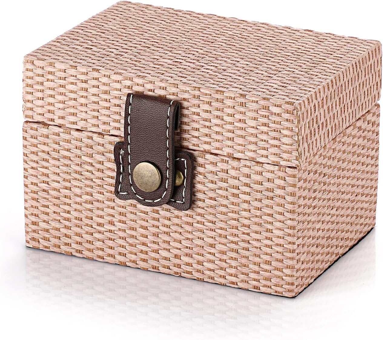 Square Wooden Decorative Box with Lid