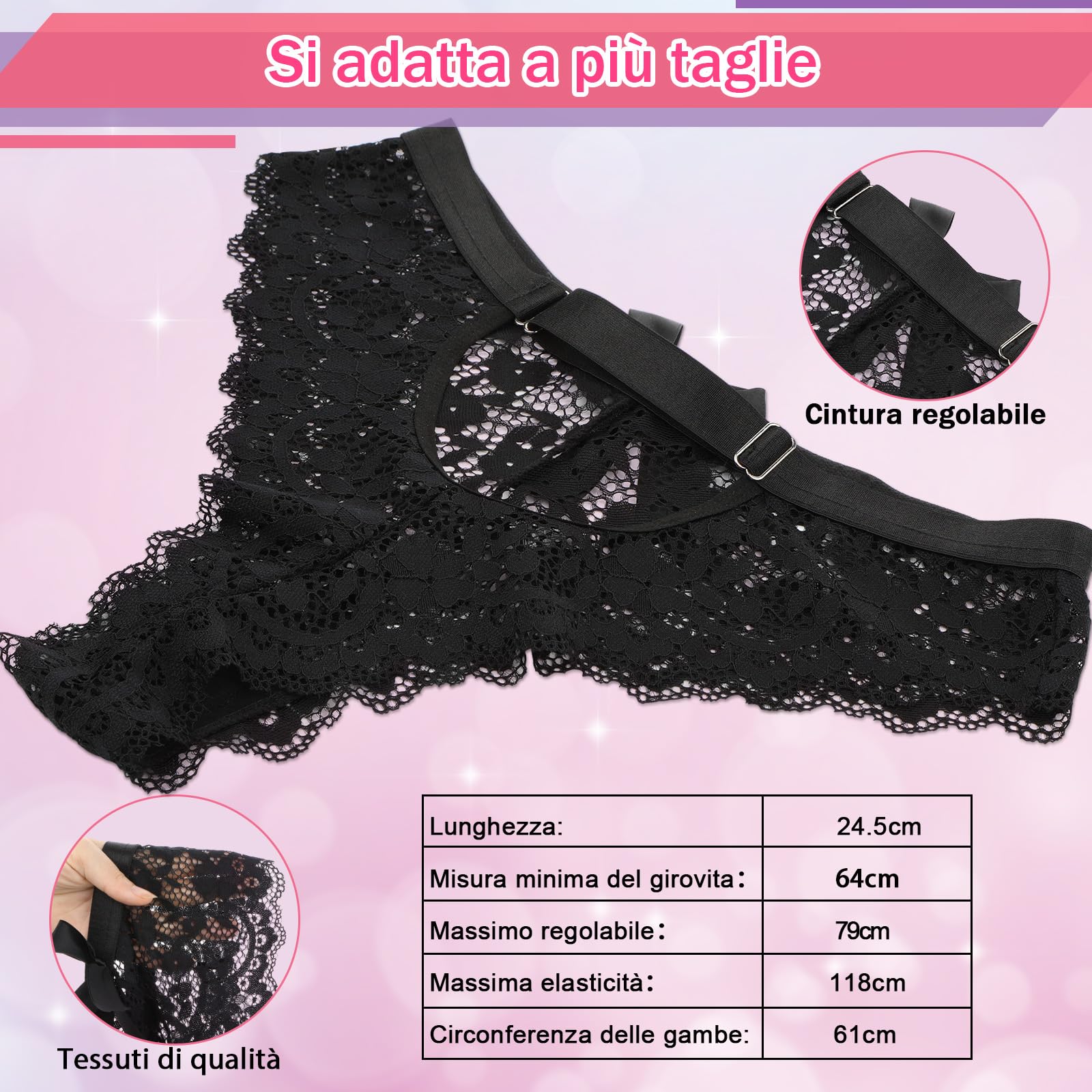 Vibratoreper Donna Professionale Vibratore Sex Toys Vagina Massaggiatore Telecomando - Mutandine in Pizzo, Sexy Toy Sessuali Stimolatore Clitoride Femminile per Coppia Silicone Vibratori Giochi Erotic