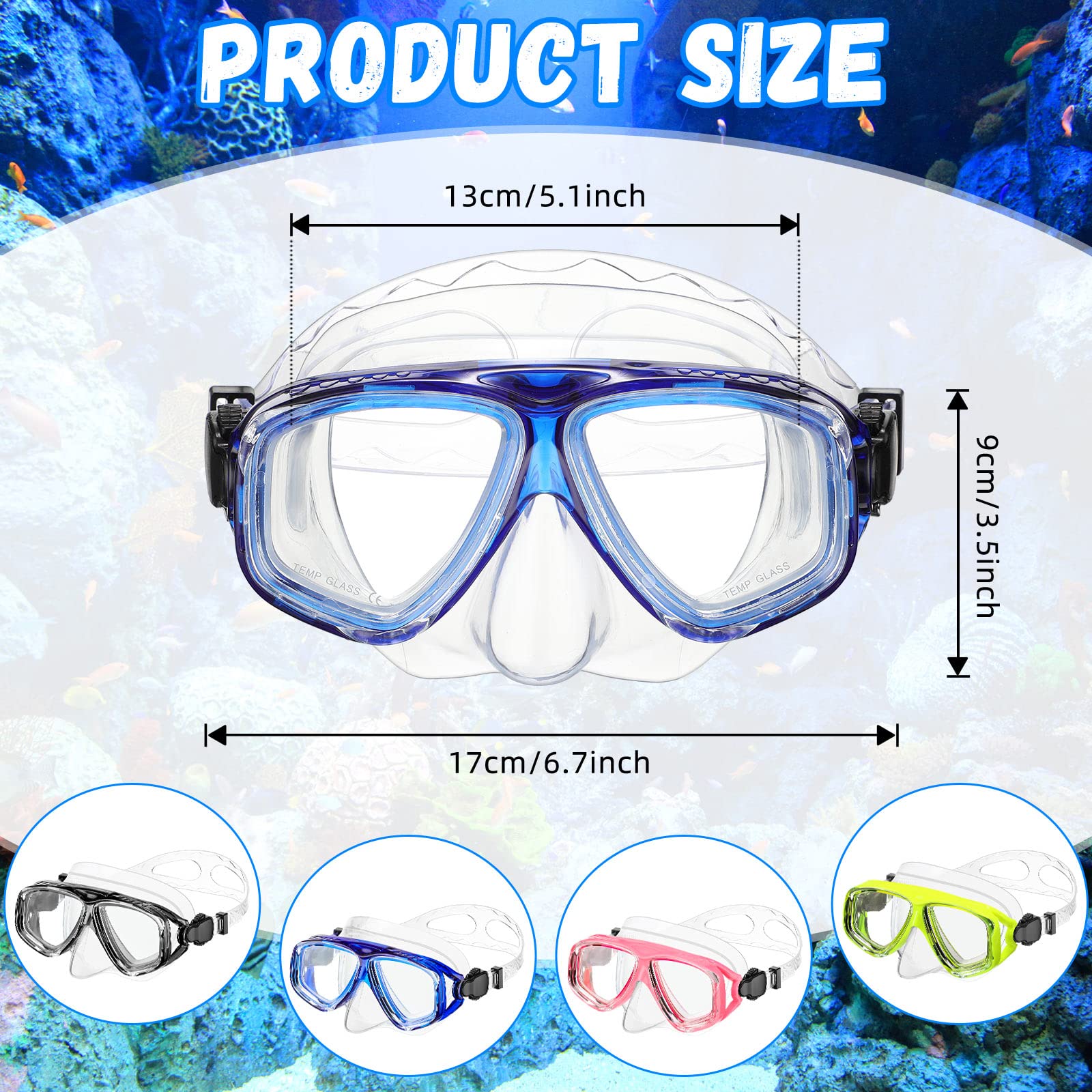 SEAC Bionic Swim Goggles, Orange