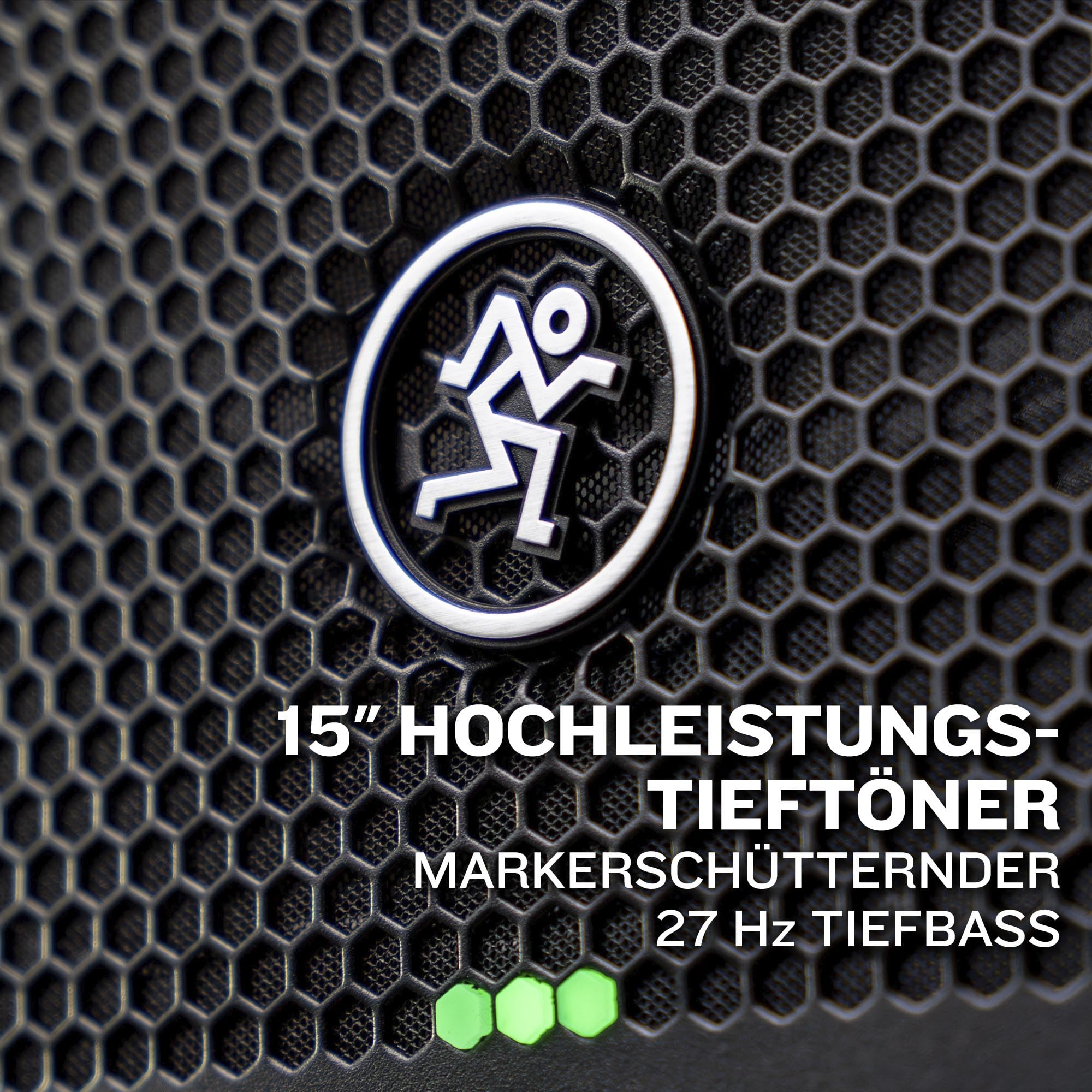 Mackie Thump15Sv4 15" Professioneller Aktiv-Subwoofer mit 132 dB SPL und 27 Hz Tiefbasswiedergabe