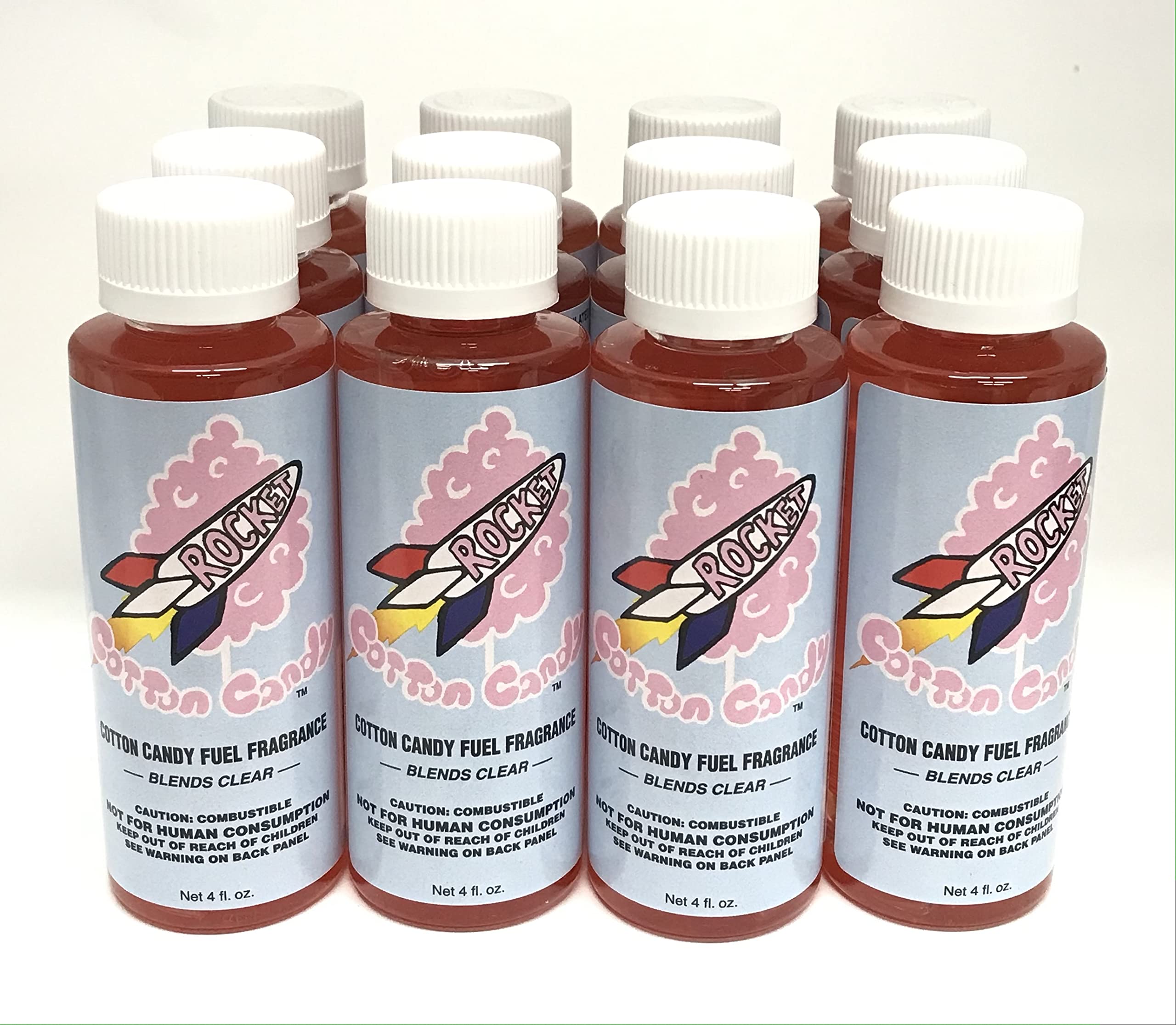 Power Plus Lubricants (12) Cotton Candy Fuel Fragrance for Car, Motorcycle, ATV