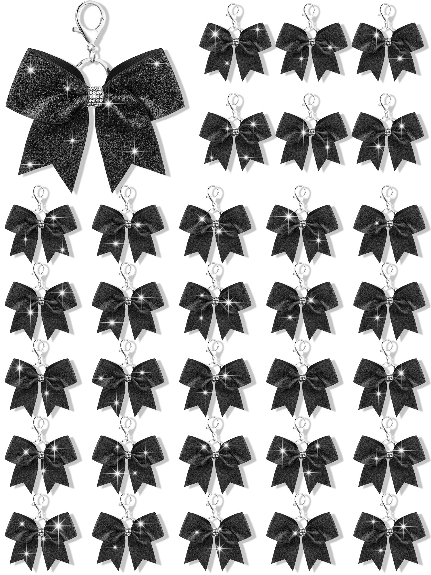 Tondiamo Cheer Bow Keychain Bulk Rhinestone