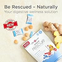 Vista 3 de The Ginger People Ginger Rescue Digestive Wellness Lozenges (Soft) Extra Strength - 800mg Nausea, Upset Stomach, Motion Sickness, Mild