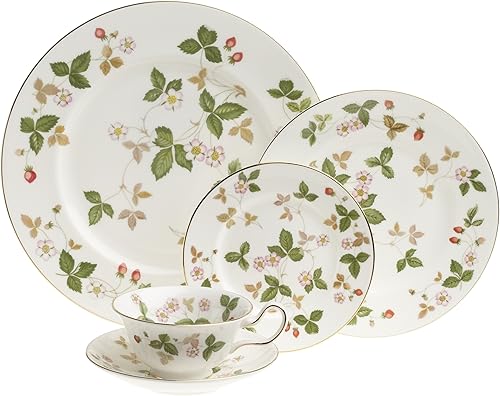Vista 3 de Wedgwood Taza de café Wild Strawberry de 1/2 pinta