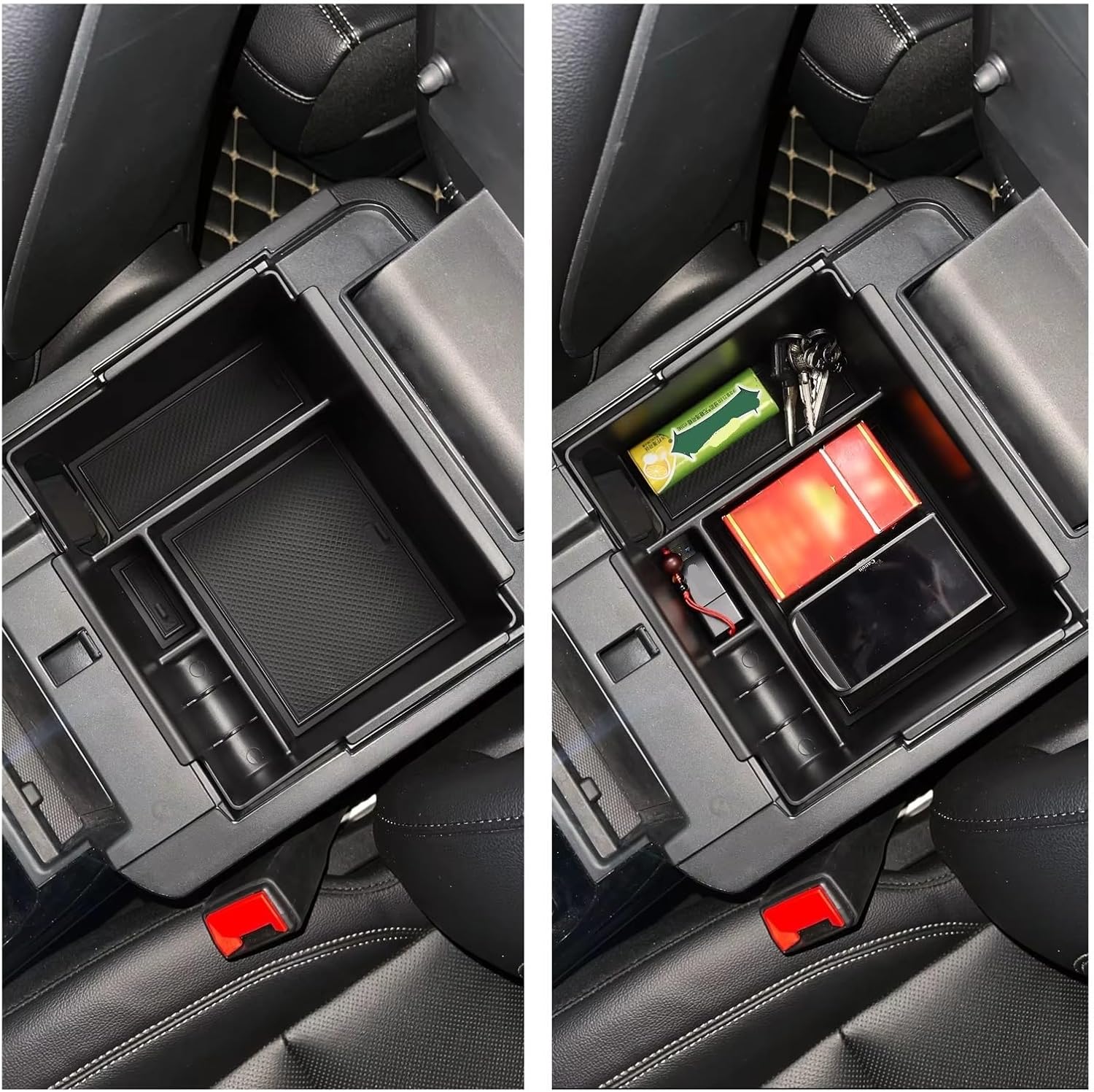 Car Glove Box, for Explorer 2020 2021 2022 Car Armrest Storage Box Car Interior Accessories Organizers Tray ABS