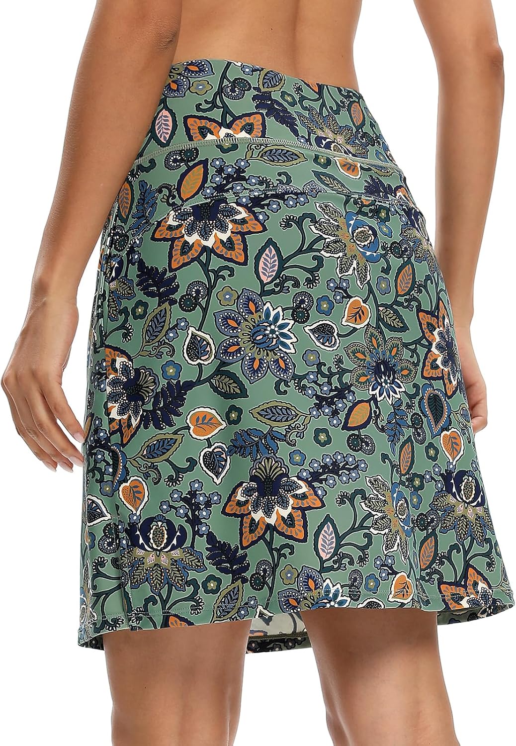 M MOTEEPI Skorts for Woman Golf Skirt Knee Length Tennis Athletic Skorts with Pockets - Image 2