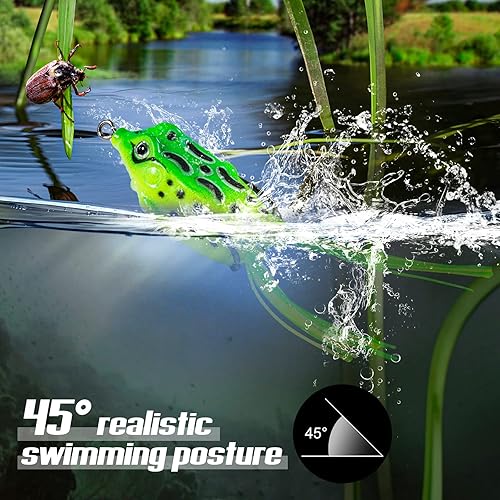 Miniatura 4 de Goture Kit de señuelos de pesca suaves con ganchos de gusano, 30335560 piezas, cebos de PVC rectosremo  tenedor cola para pesca de lubina, cebos de