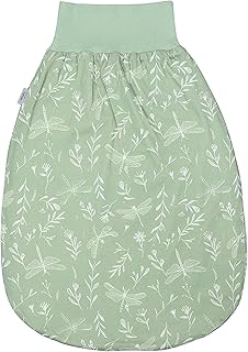 TupTam Baby Strampelsack mit breitem Bund – Unwattierter Schlafsack Baby aus Baumwolle für Frühling & Sommer