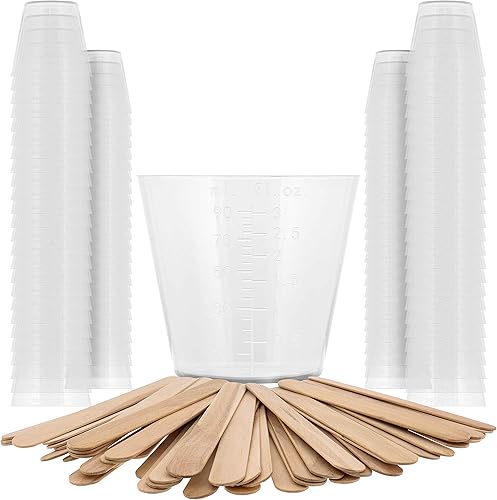 Miniatura 7 de Pouring Masters Paquete de 12 tapas de vaso mezclador para tazas medidoras graduadas de plástico de 12 onzas (11.8 fl oz), parte superior de sello