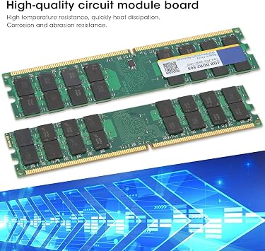Desktop Memory Modules, Circuit Module Board Printed Circuit Board Desktop Computer Memory Bar DDR2 4GB 800Mhz PC2 6400 1.8V