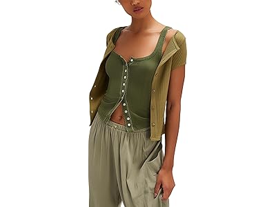 Free People End Game Pointelle Tank Top Women