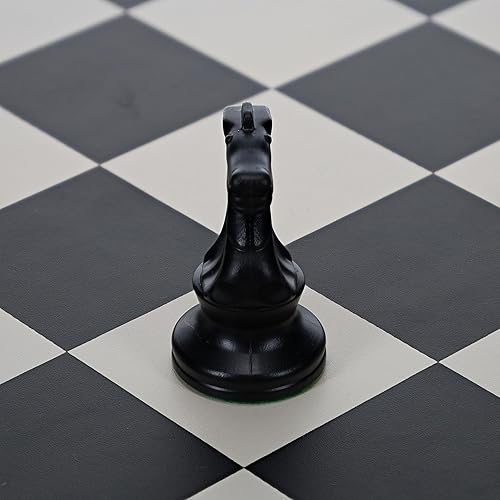 Miniatura 3 de WE Games Pieza de ajedrez Staunton de repuesto, Dark Knight, pieza de plástico pesada estilo torneo con fondo de fieltro, repuesto único para juegos