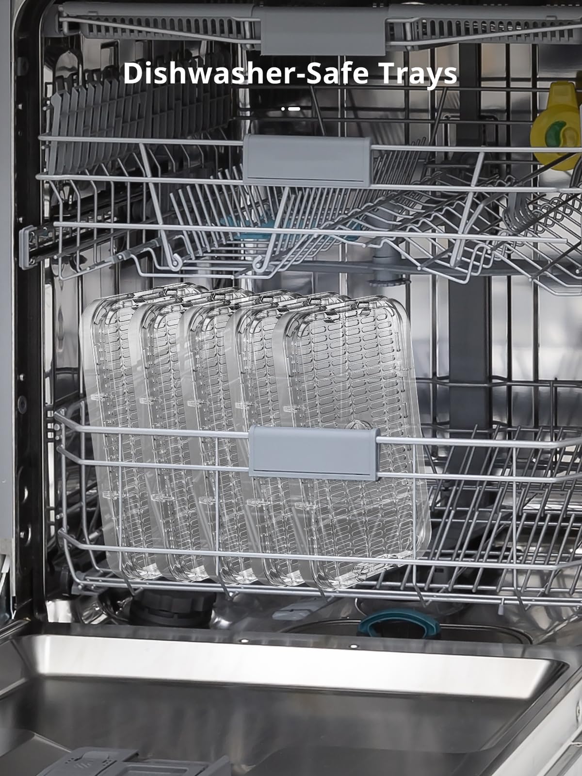 Essiccatore per alimenti con 5 vassoi, temperatura 35-70 °C e timer 72 ore, timer digitale, senza BPA, per snack sani, frutta, carne e cibo per animali domestici
