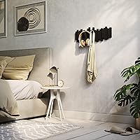 Vista 9 de Perchero de pared de barras con cinco ganchos de Umbra