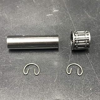 PK80 Piston Pin, Clips and Up Needle Bearing Set for 2 Stroke PK80, 66CC/80CC Piston Set Gas Motorized Bicycle