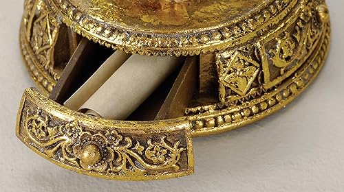 Miniatura 2 de Josephs Studio by Roman - Figura de San Jude en la base protectores celestiales colección renacentista 1075 pulgadas de alto resina y piedra regalo