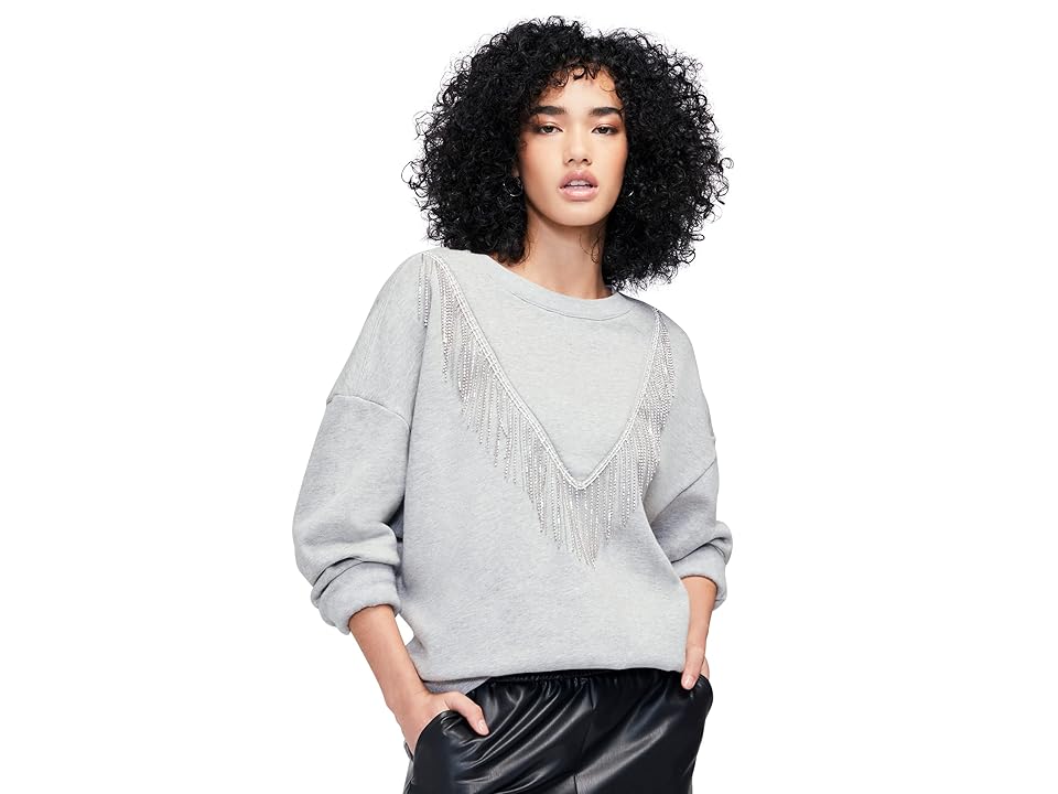 Wildfox Film Star Flapper Sweatshirt (Heather) Women's Clothing INTERNATIONAL SHIPPING