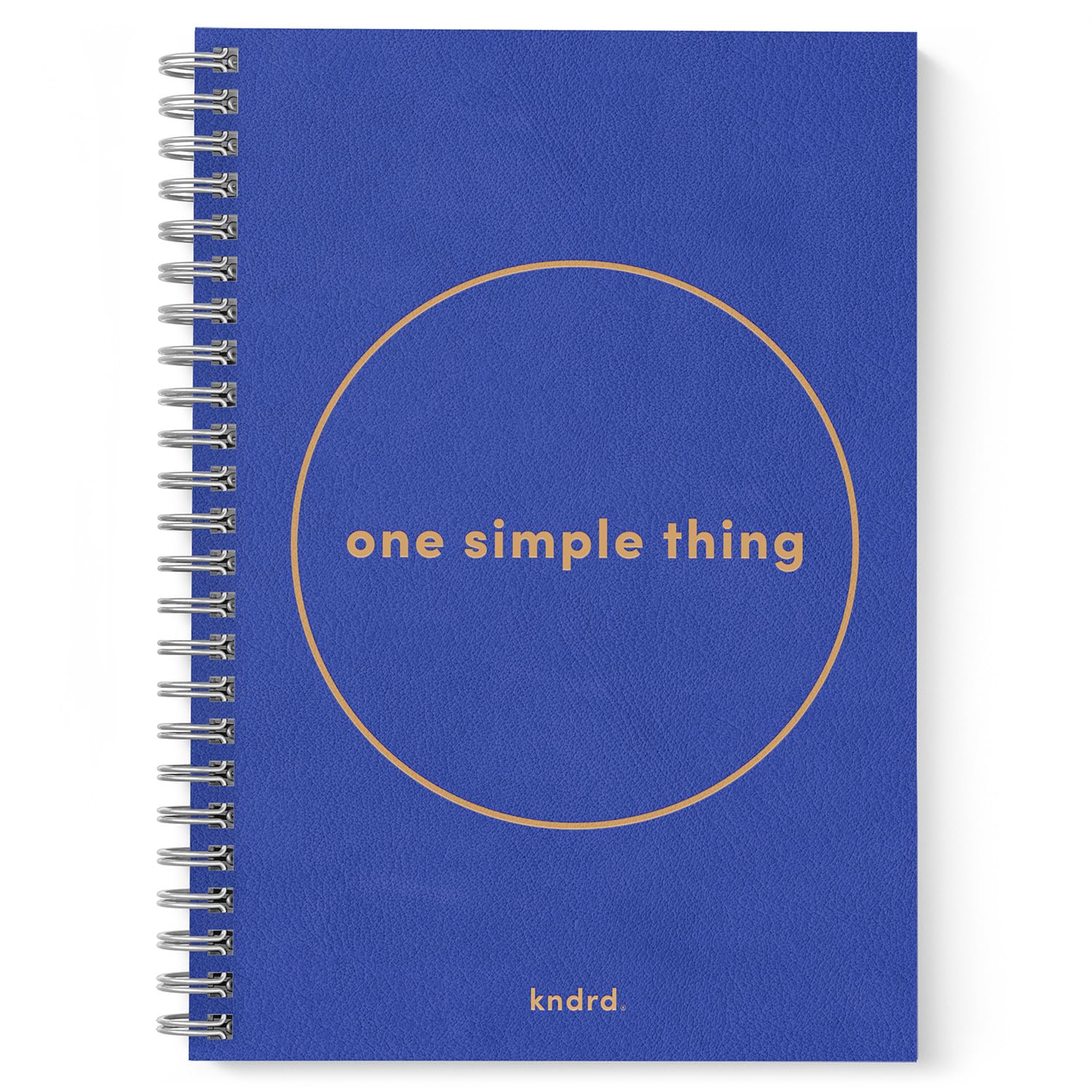 KNDRD One Simple Thing: A Wellness Journal for Women – Daily Self Care, Check-in, Gratitude & Wellness Prompts for Mental Health and Personal Growth. A5 wellness journal – 3 months. (Royal Violet)