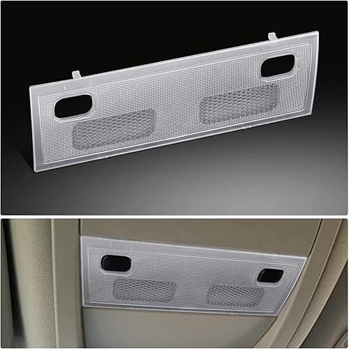 Cubierta de luz de cúpula de mapa interior, lente transparente, lámpara de lectura de consola superior compatible con Chevy Silverado GMC Sierra