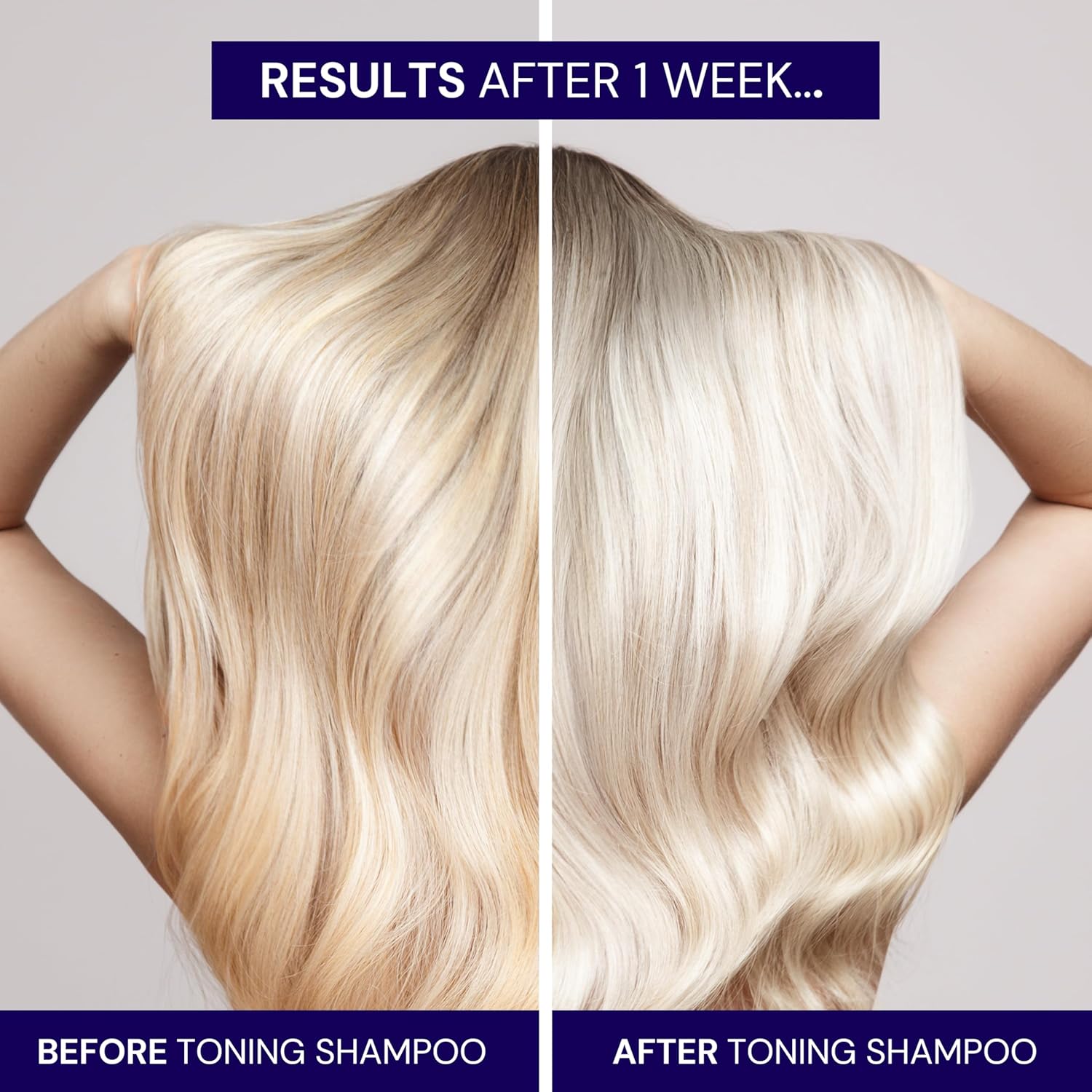 SIMPLY SMOOTH Xtend Keratin Toning Shampoo Color Depositing Purple Shampoo Brighten & Tone Blonde, Silver & Gray Hair Color Prevents Brassy & Yellow Tones For Color Treated Hair 8.5 Oz.