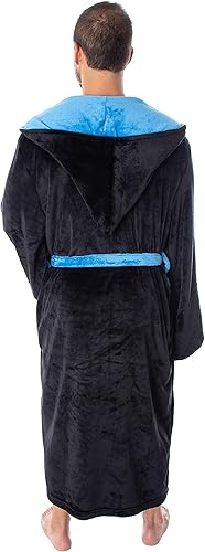 Miniatura 5 de Harry Potter - Bata de felpa con capucha para adultos, Gryffindor, Slytherin, Ravenclaw, Hufflepuff, Hogwarts