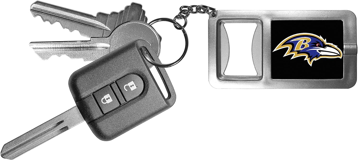 Siskiyou Sports NFL unisex-adult Flashlight Key Chain With Bottle Opener image 3