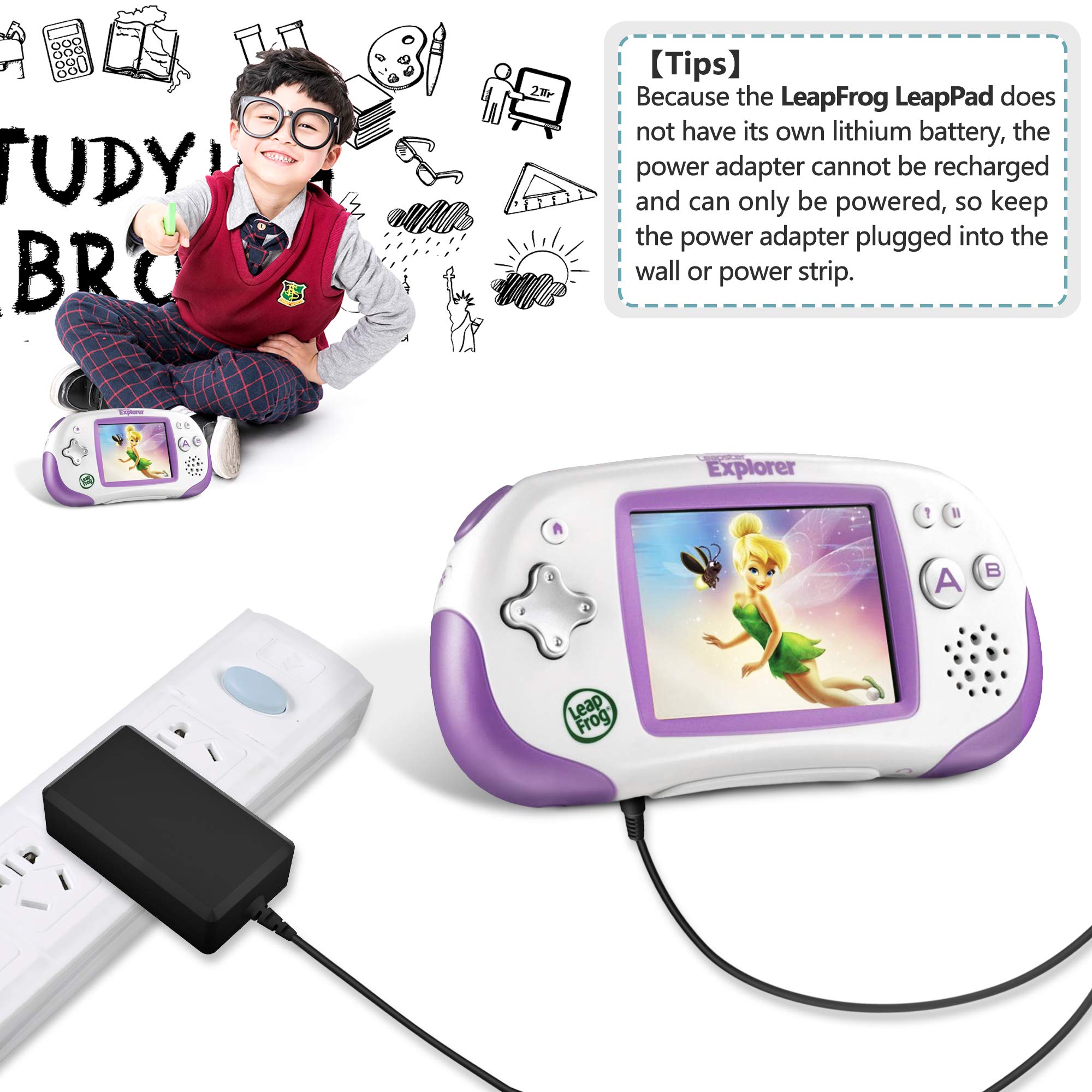 ランチャー　アダプター　カラバリ対応 Amazon.com: PwrON DC 9V 1A AC Adapter Power Cord Replacement