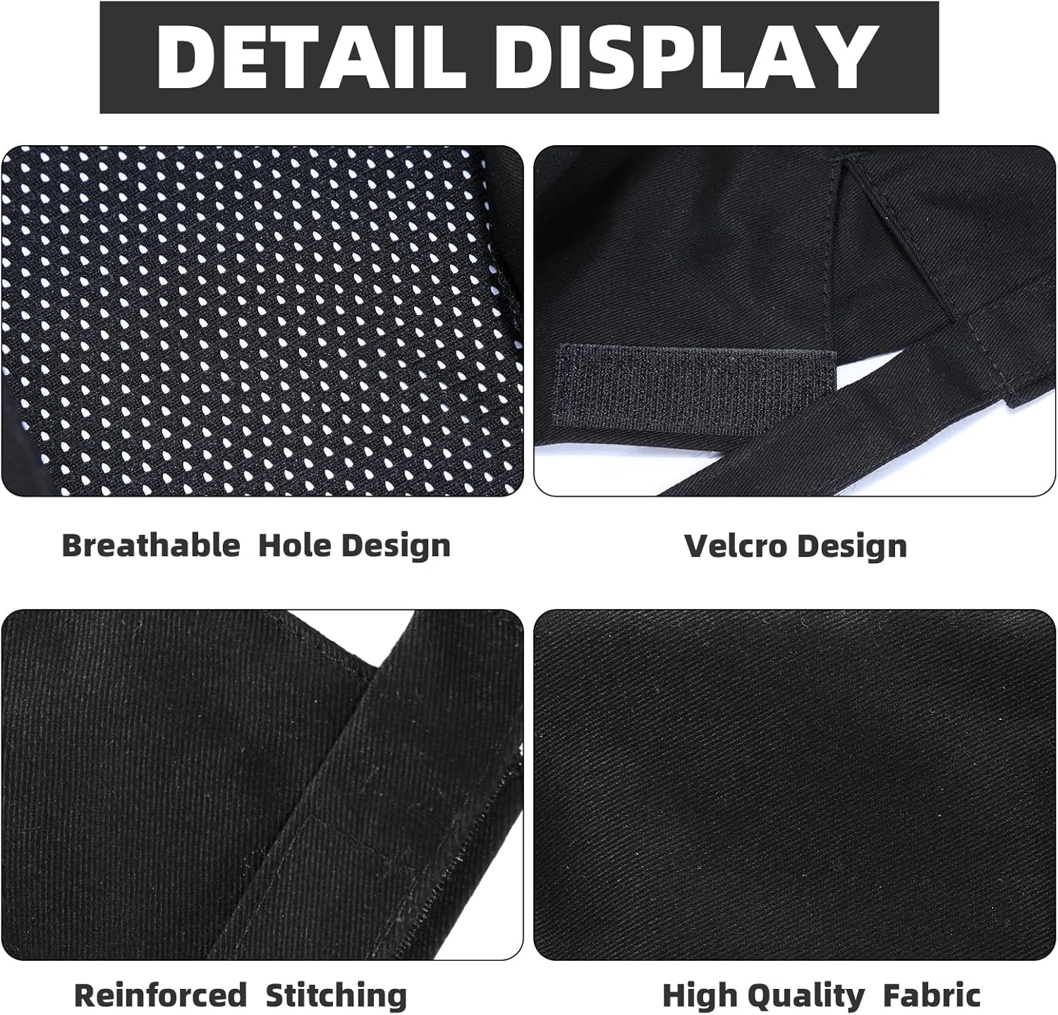 Chef Skull Cap – Adjustable & Breathable Mesh Chef Hats for Men Women Kitchen Cook Cap, Oil-Resistant Chef Works Hat - Image 8