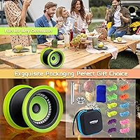Vista 8 de MAGICYOYO V13 DEEPSPIN Yoyo bimaterial para niños de 8 a 12 años y adultos, Yoyo profesional de doble propósito para todos los niveles de habilidad