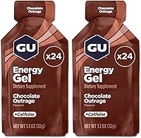 Vista 37 de GU Energy Nutrición Deportiva Original, Gel Energizante de Sabor Tri-Berry, Caja de 24