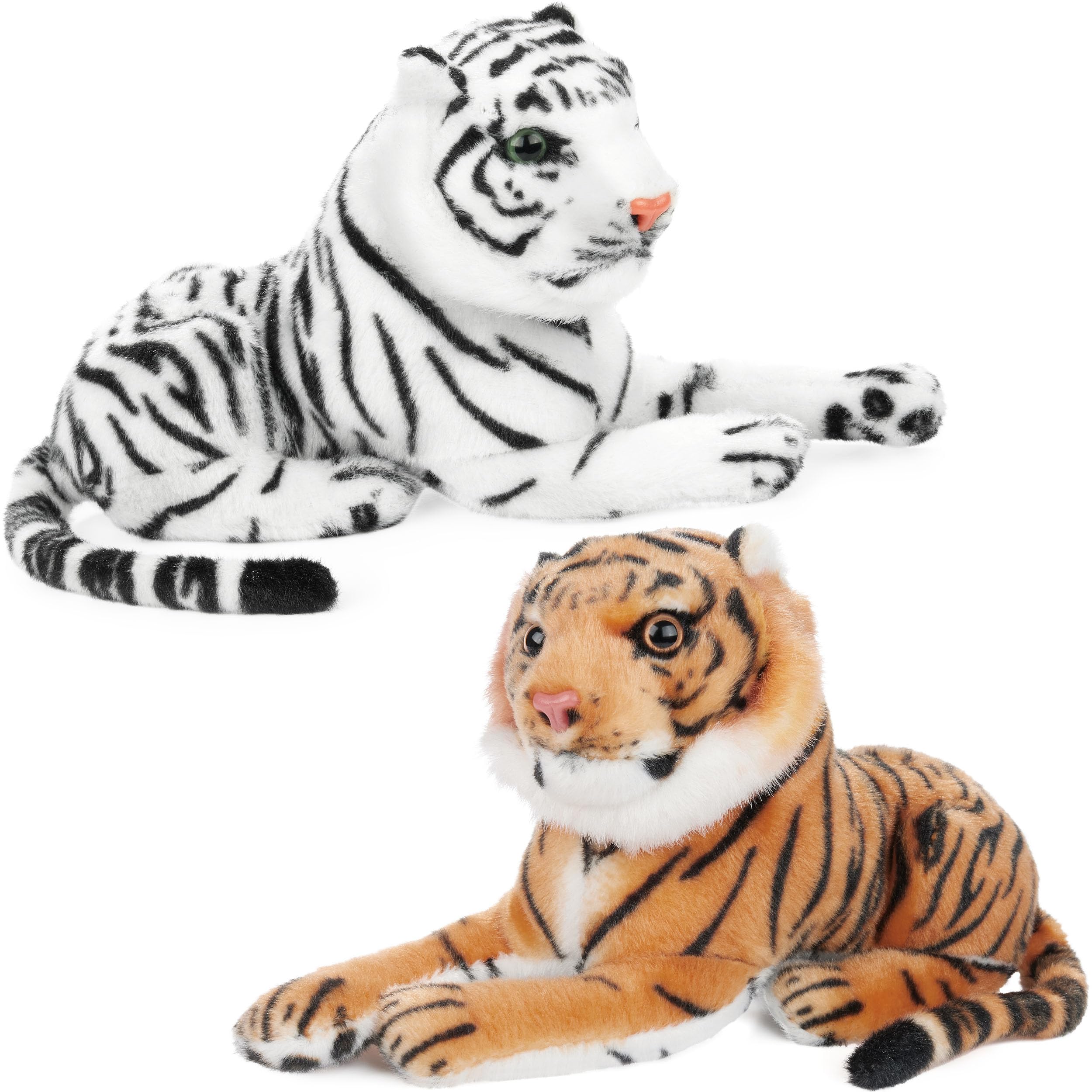 Peluche Gigante BRUBAKER XXL Tigre 110 Juguete Suave Acostado