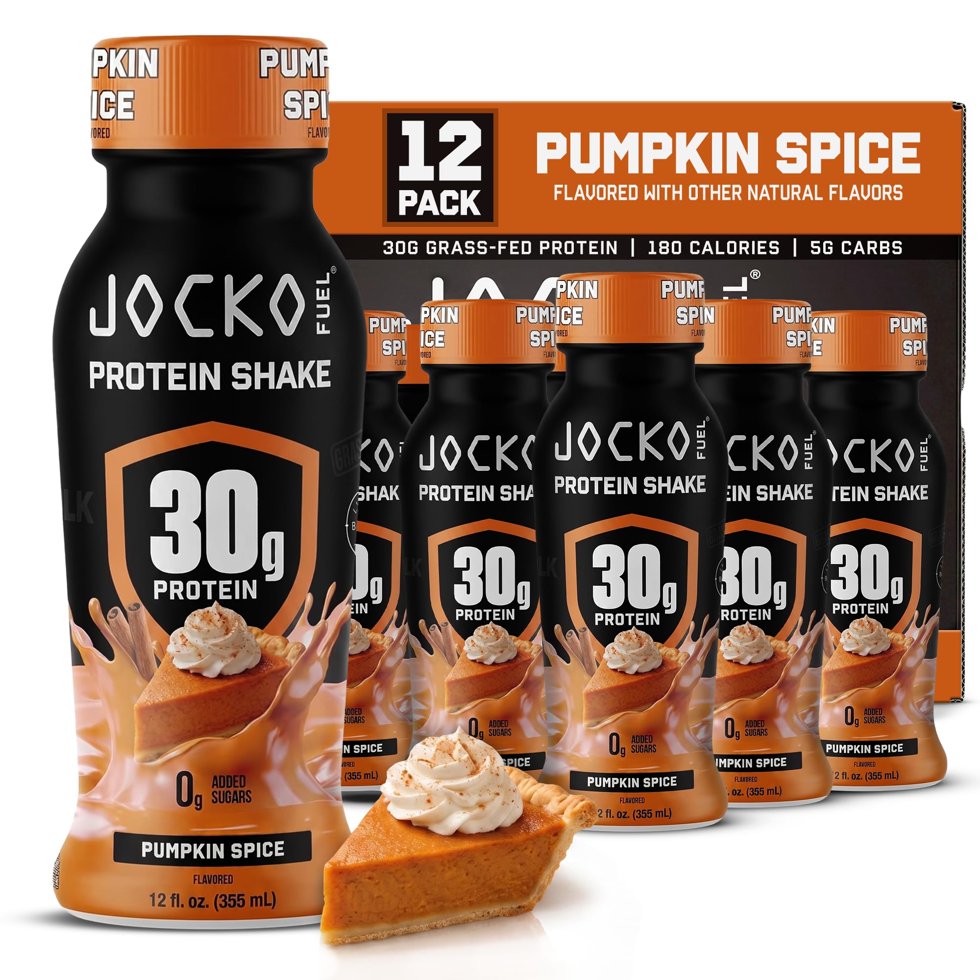 Jocko Fuel High Protein Shakes, Chocolate, 12 fl oz | 12 Pack — Amazon image 11