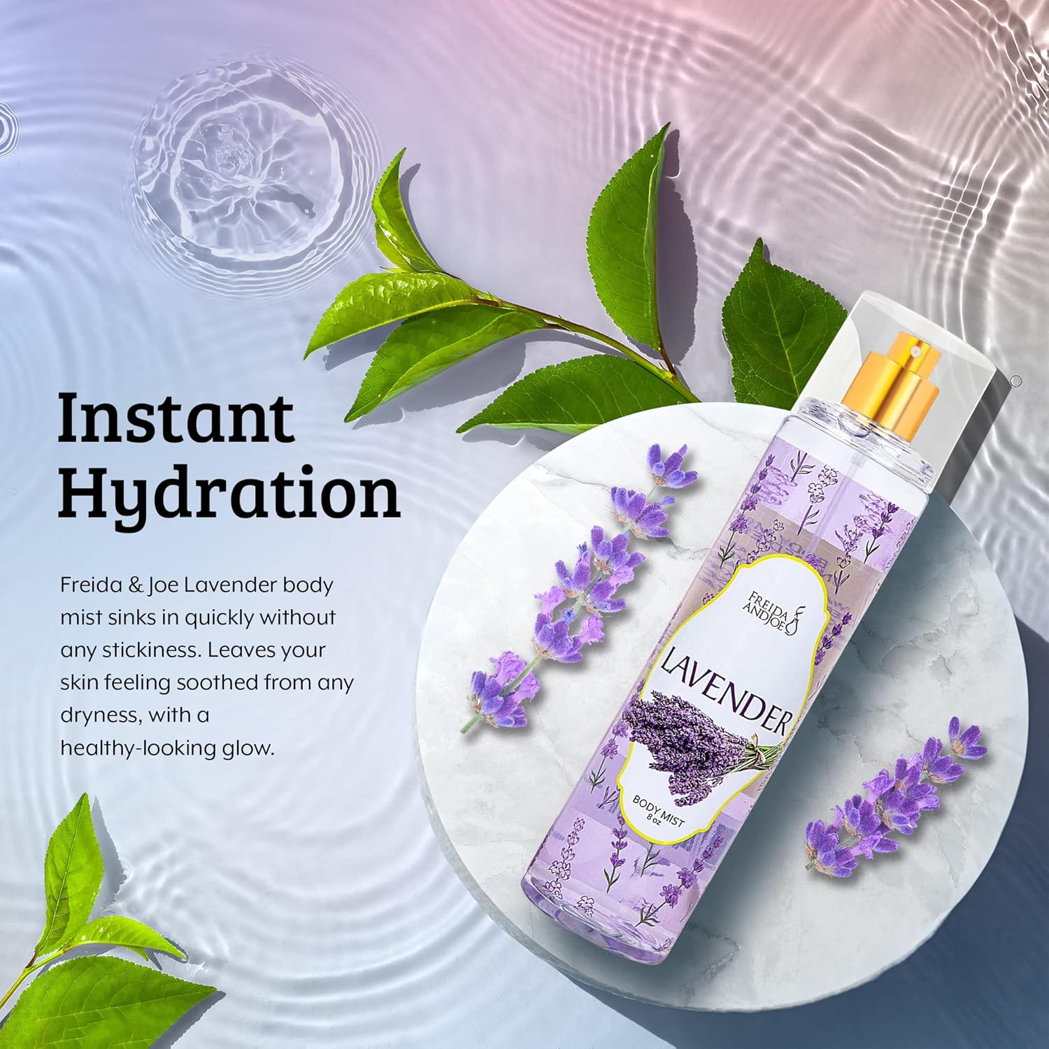 Freida and Joe Lavender Luxury Body Spray For Women, Womens Perfume Fragrance Body Mist & Sprays, Women's Woodsy Scented Gifts & Presents, 8 oz Fine Mist Spray Bottle – Mother's Day Gift for Mom - Image 7