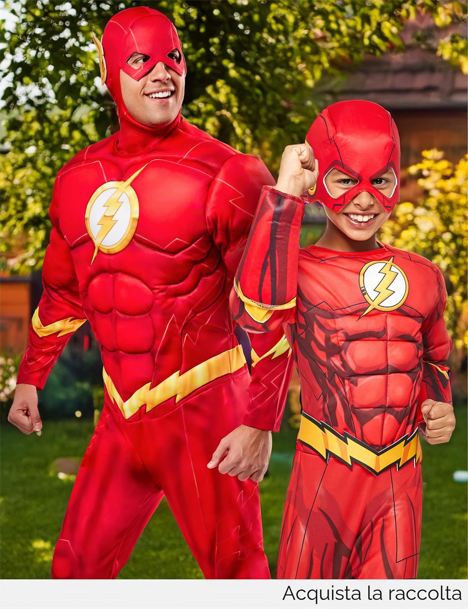 Rubie's Costume ufficiale DC Superhero The Flash Deluxe per bambini
