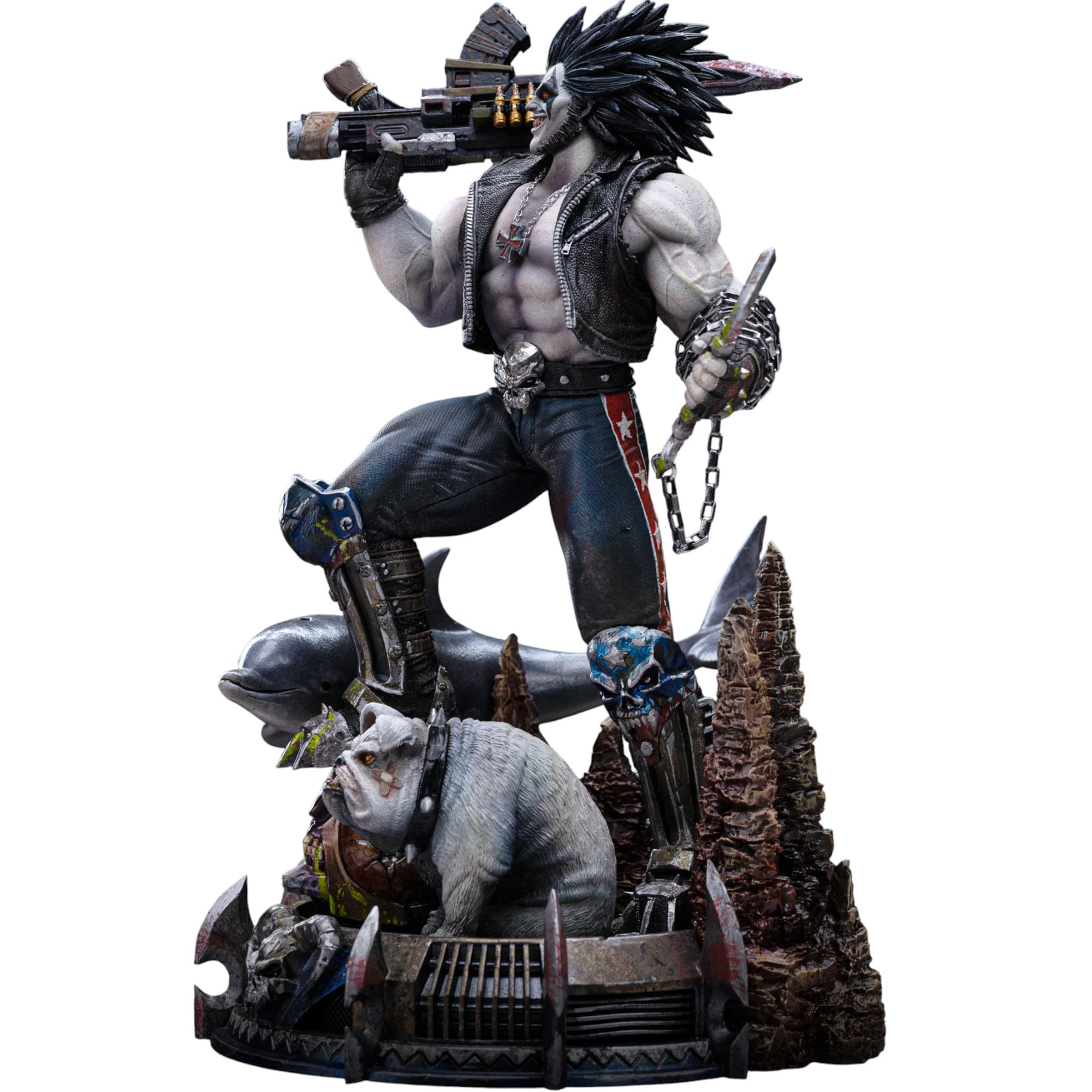 Iron Studios Statue Wolf Unleashed DC Comics Art Skala 1/10 24 cm
