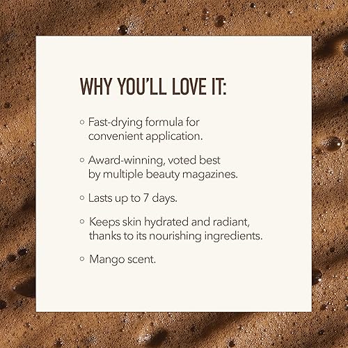 Miniatura 4 de Nuda Bronzefoam - Mousse autobronceador ligero, de secado rápido y sin rayas, enriquecido con aceite de coco, extractos de pepino y mango, fórmula