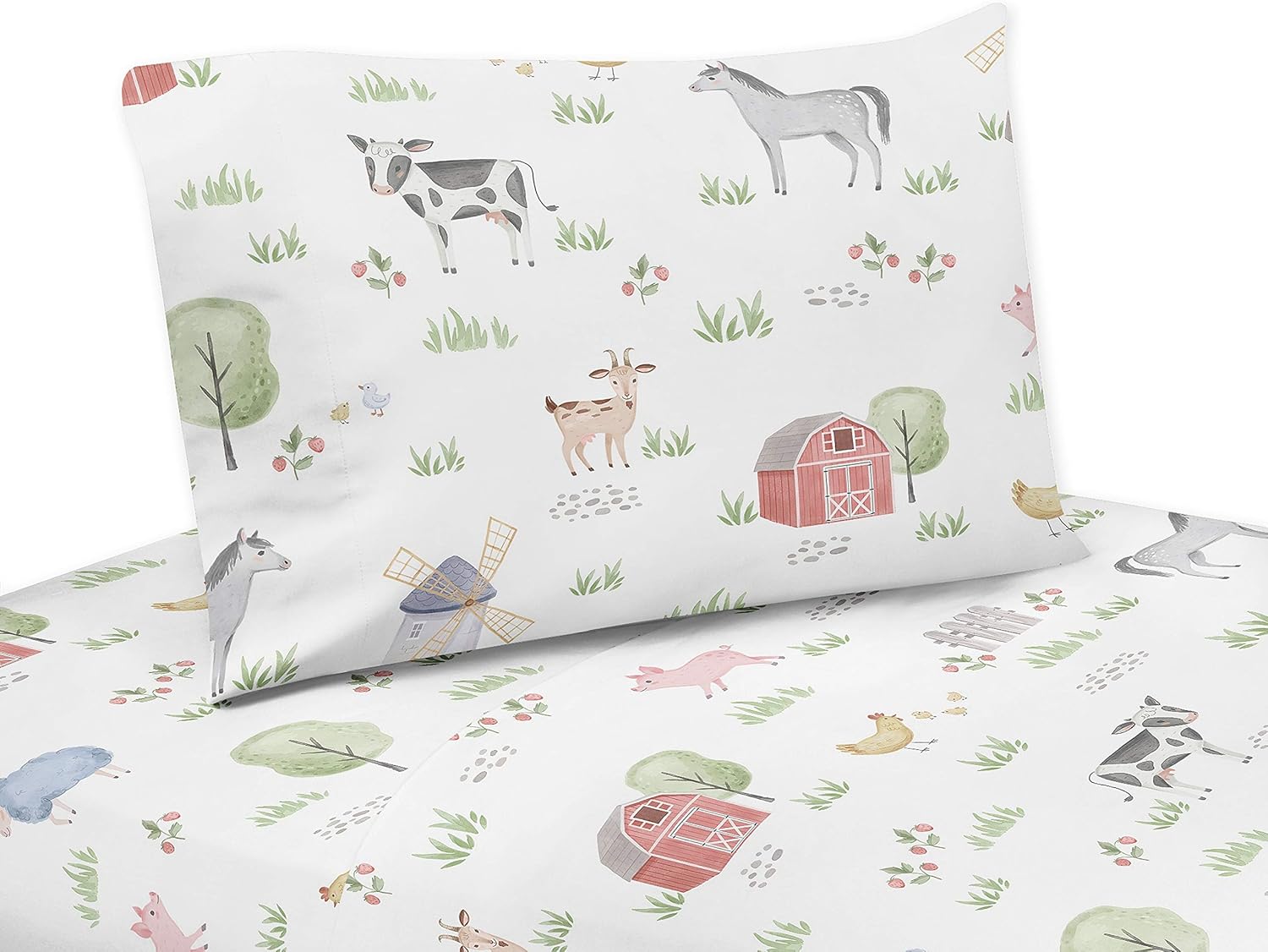 Sweet Jojo Designs 4pc Queen Sheet Set for Wild West Cowboy Bedding Collection