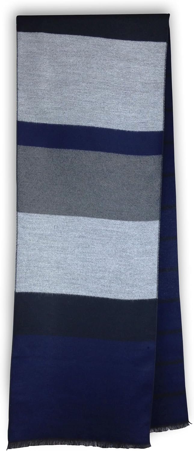 Livativ Bleu Nero Luxurious Winter Scarf for Men – Large Selection of Unique Design Premium Scarves - Image 4