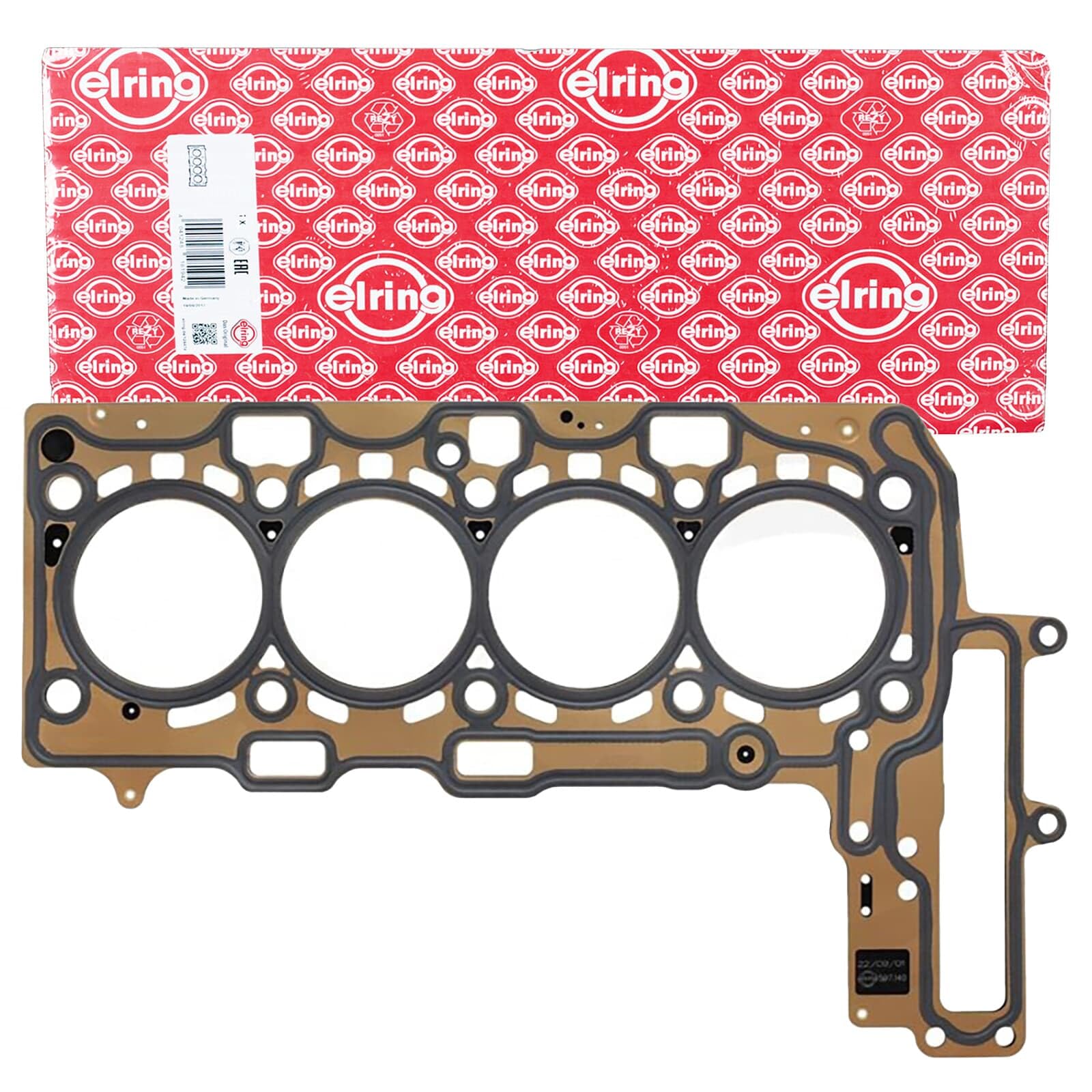 ELRING 597.140 Guarnizione testata Compatibilità con BMW X1 F48 2 Active Tourer F45 2 Gran Tourer F46, MINI Hatchback F56 | Compatibile con: BMW 2 Active Tourer, 2 Gran Tourer, MINI MINI, Cabriolet, CLUBMAN