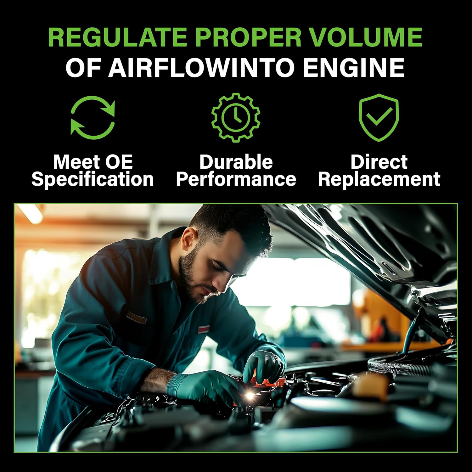 Electronic Throttle Body Assembly Fit for Ford Transit-150 250 350 HD F-150 Expedition Lincoln Navigator 3.5 V6 2015-17, Replace Part # BL3Z9E926B BL3Z9E926A S20062 BL3Z9E926BFC 676022 977-593