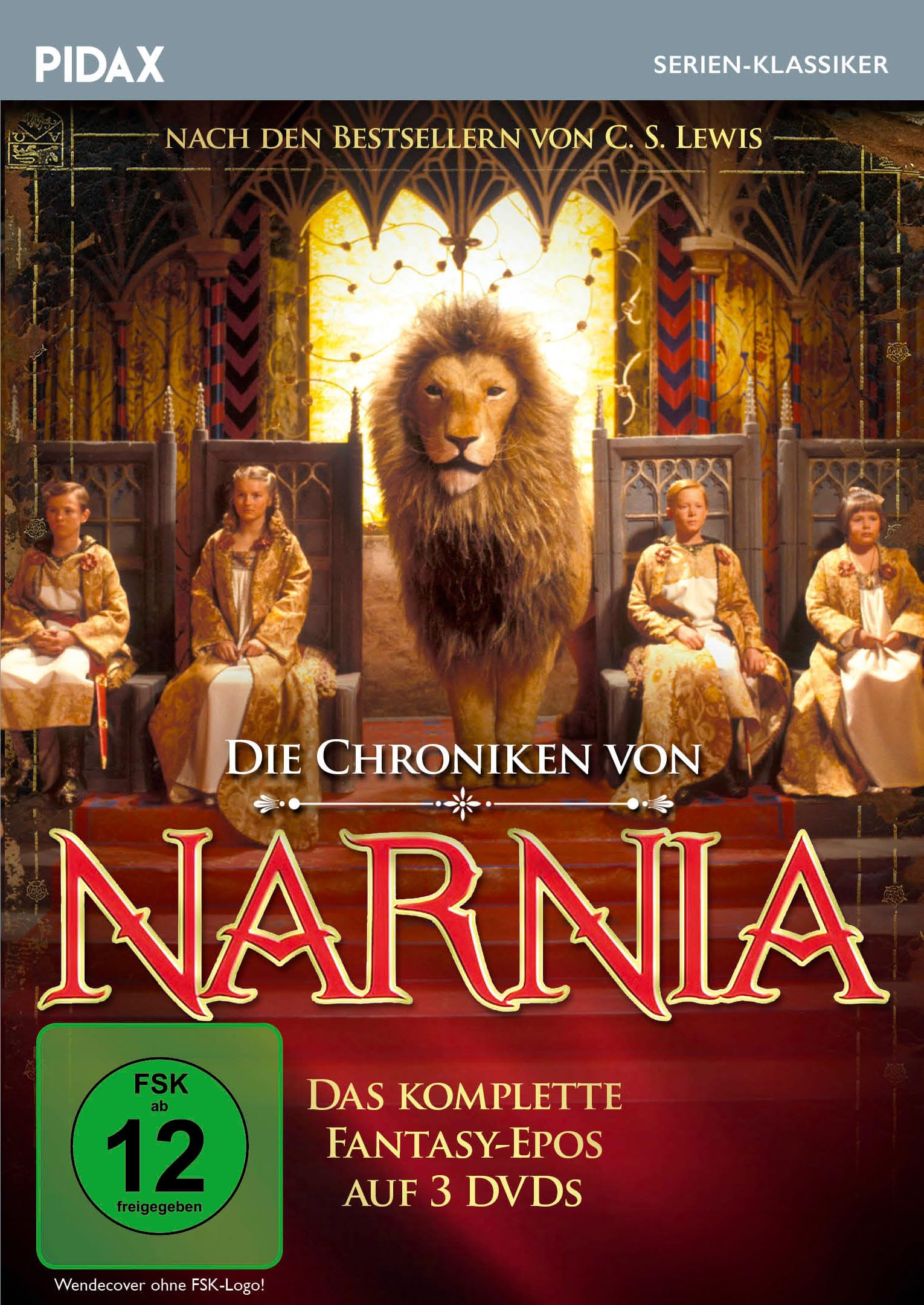 Las crónicas de Narnia colección completa en DVD de la serie clásica de fantasía de C.S. Lewis