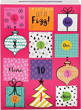 Cosmetics Christmas Advent Calendar 2021 Countdown To Christmas Bath Fiz Bomb 12 Days