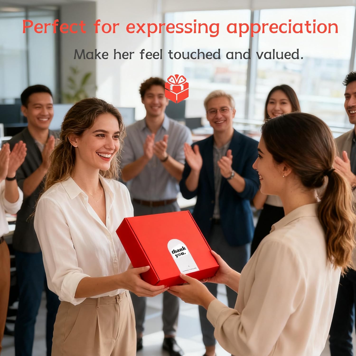 HOOHONOR Employee Appreciation Gifts, Thank You Gifts for Men Coworkers, Gift Basket for Men, Thank You Basket for Team Mentor Friends Leaders Boss, Difference Maker Gift Box - Image 2