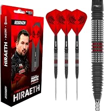 RED DRAGON Darts – Profi Spieler – Jonny Clayton Hiraeth Series - Original | Switch Points Powered by Winmau | Profi Dartpfeile | 90% Tungsten Darts Set mit Flüge & Schäfte - Steeldarts 22g & 23g