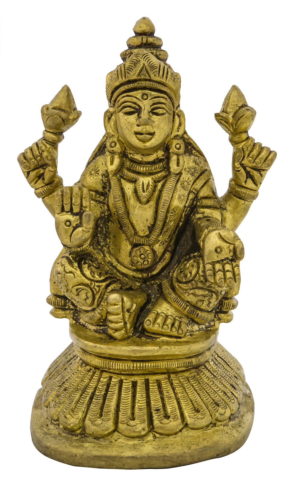 Amazon.co.jp: エキゾチックインディアzca18 4つArmed Seated Lakshmi