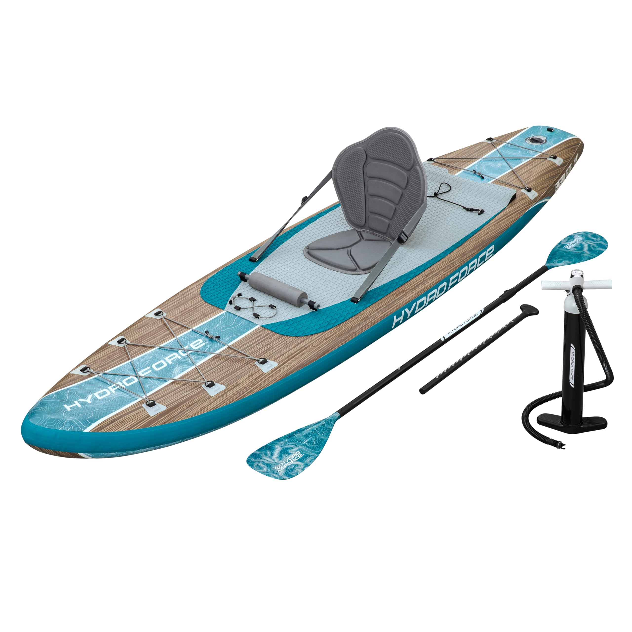 Bestway 11' x 33" x 6" / 3.35 MX 84 cm x 15 cm FreeSoul Elite Juego de Tabla de Remo y Kayak 2 en 1 de 11'