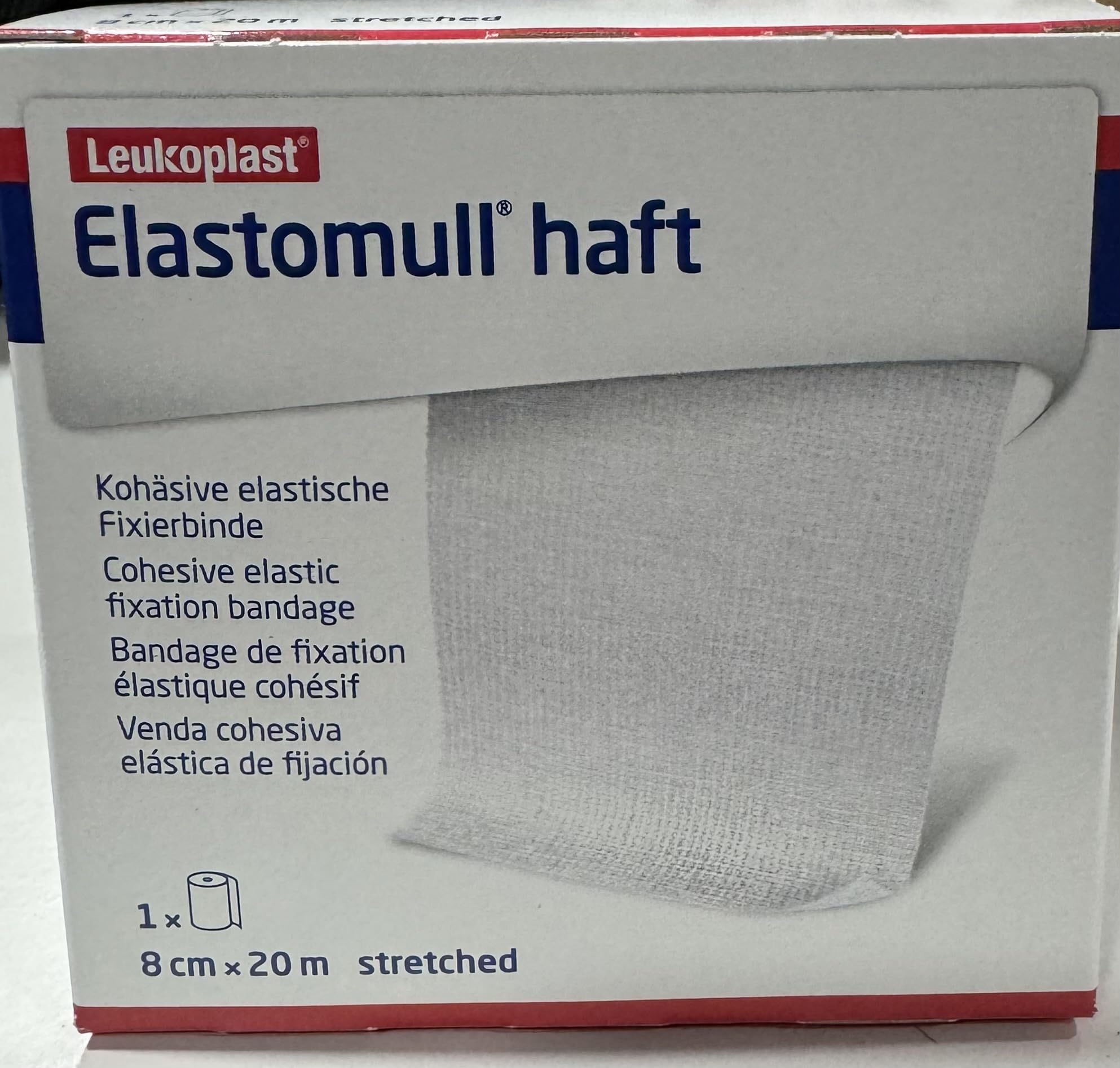 Elastomull lote de papel de elástica Kohäsivbinde 20 M x 8 cm 1 rollo de