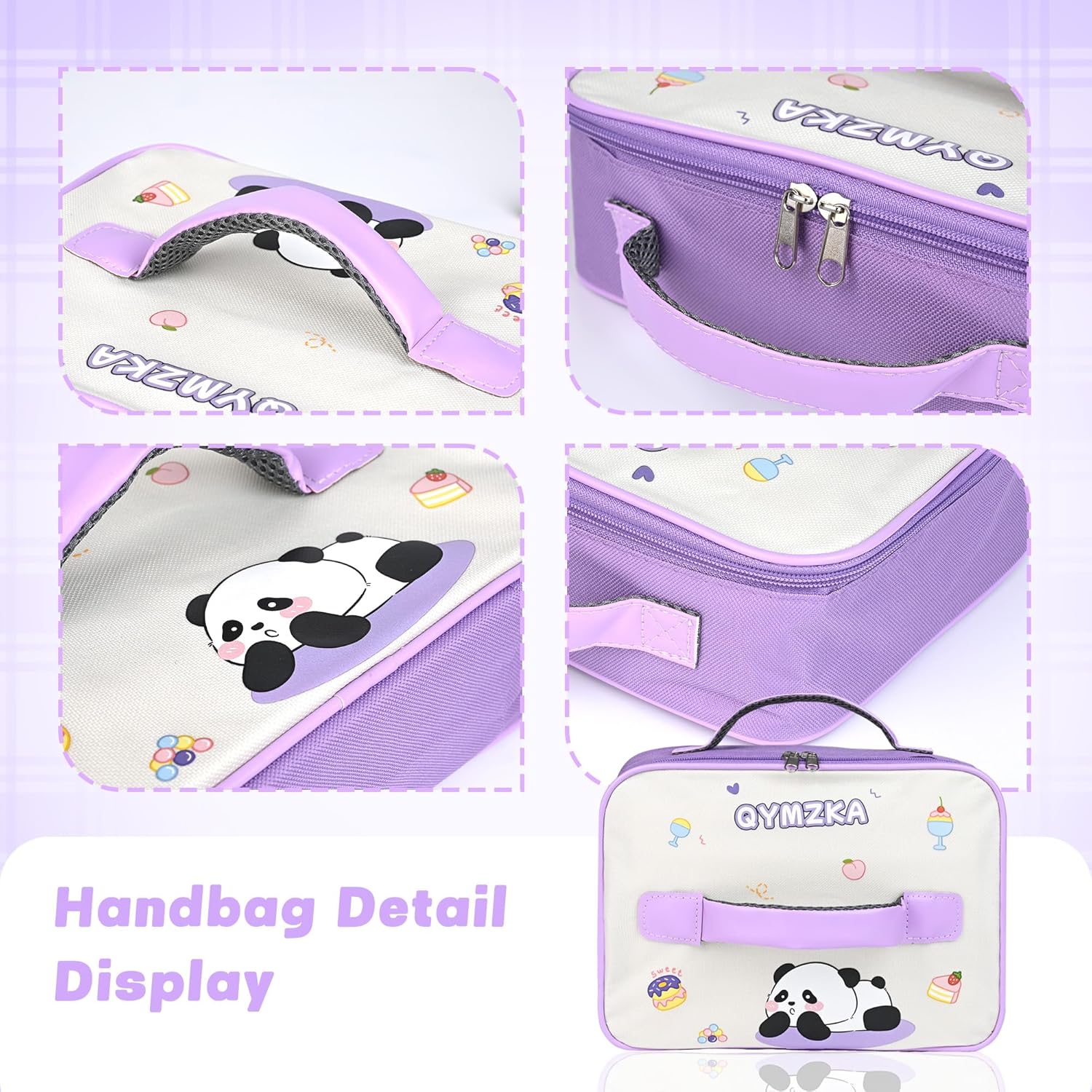 Chinese Small Mahjong Set, 144 Numbered Melamine 1.17" Size Tiles(Purple) and 8 Blank Tiles, with Carrying Travel Bag, English Instruction, Mahjong Mat, Pro Complete Mahjongg Game Set (Majiang)