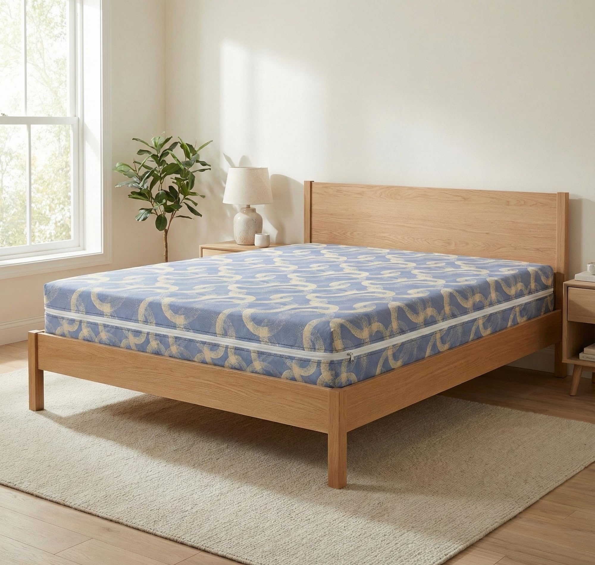 Premium Cotton Mattress Protector - Double Bed -5 Premium Cotton Mattress Protector - Double Bed -5